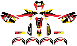 Graphics kit Beta RR 50 Motard 2011-2020 Army Stream | motorcycle stickers | 50cc customization | armysctv