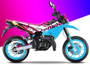 Dekor kit 100% custom Generic Trigger SM 50cc | Motorradaufkleber | Personalisierung 50cc | armysctv