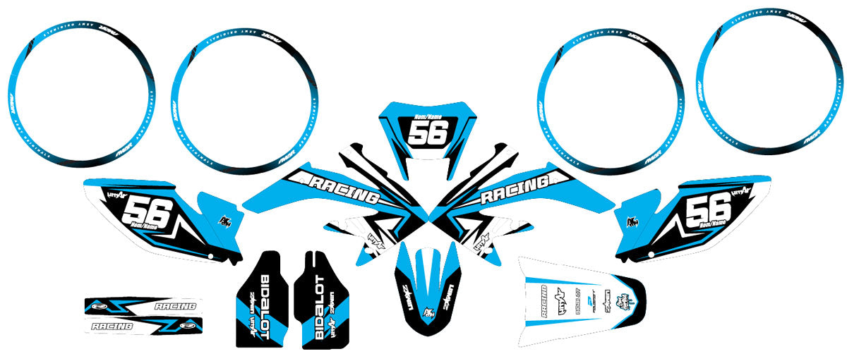 Graphics kit HM CRM 50 Skid Army Bolder