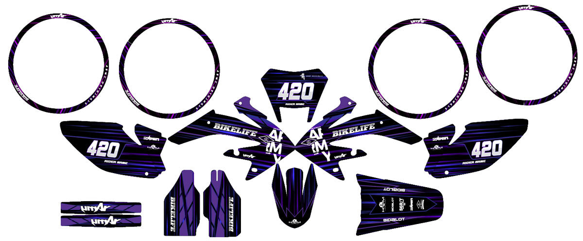 Graphics kit HM CRM 50 Gold and Platinum Skid