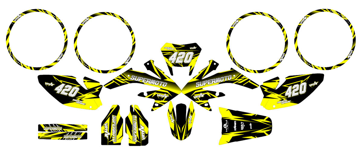 Graphics kit HM CRM 50 Skid Eighth