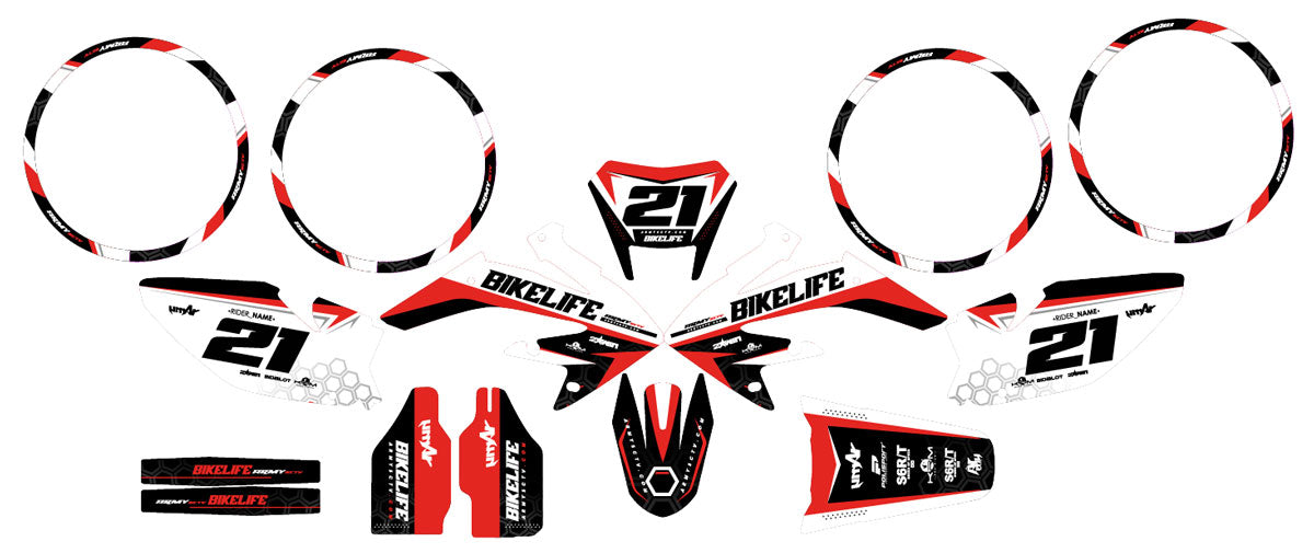 Graphics kit HM CRM 50 Skid Army Proxima