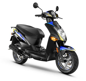 Graphics kit scooter Kymco Agility 50 and 125cc Finder | motorcycle stickers | 50cc customization | armysctv