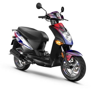 Graphics kit scooter Kymco Agility 50 and 125cc Gradient | motorcycle stickers | 50cc customization | armysctv