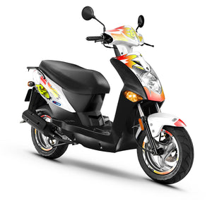 Graphics kit scooter Kymco Agility 50 and 125cc Racing Spirit | motorcycle stickers | 50cc customization | armysctv