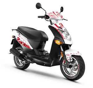 Dekor kit Roller Kymco Agility 50 und 125cc Supreme | Motorradaufkleber | Personalisierung 50cc | armysctv