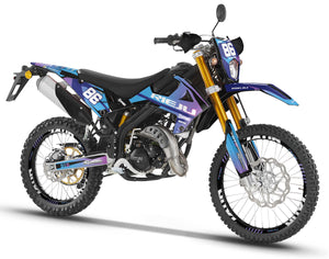 Rieju MRT Off-Road 50cc 2022-2025 Graphics kit Blast | motorcycle stickers | 50cc customization | armysctv