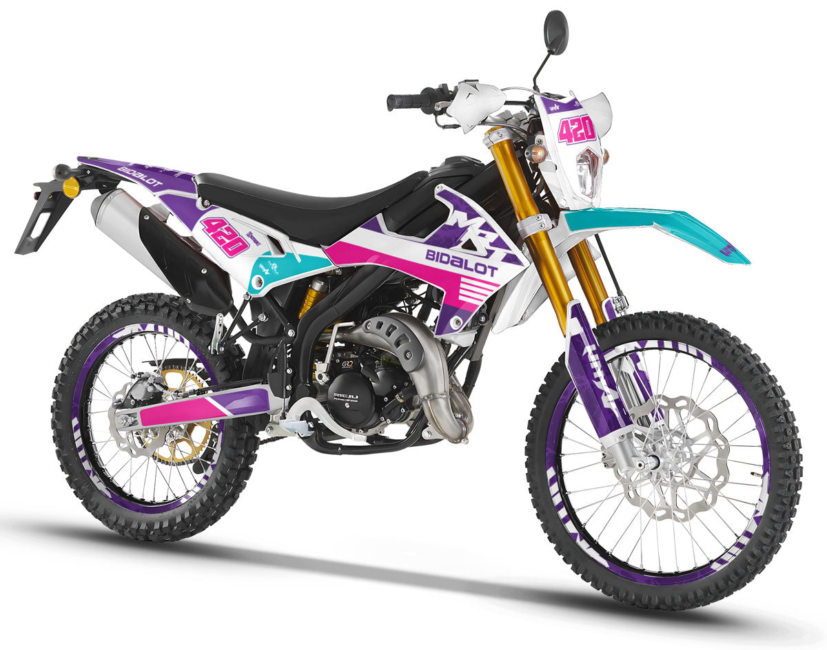 Kit déco Rieju MRT Off-Road 50cc 2022-2025 Crew | autocollants moto | personnalisation 50cc | armysctv
