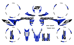Kit déco Sherco 50cc 2017-2025 Skarp | autocollants moto | personnalisation 50cc | armysctv