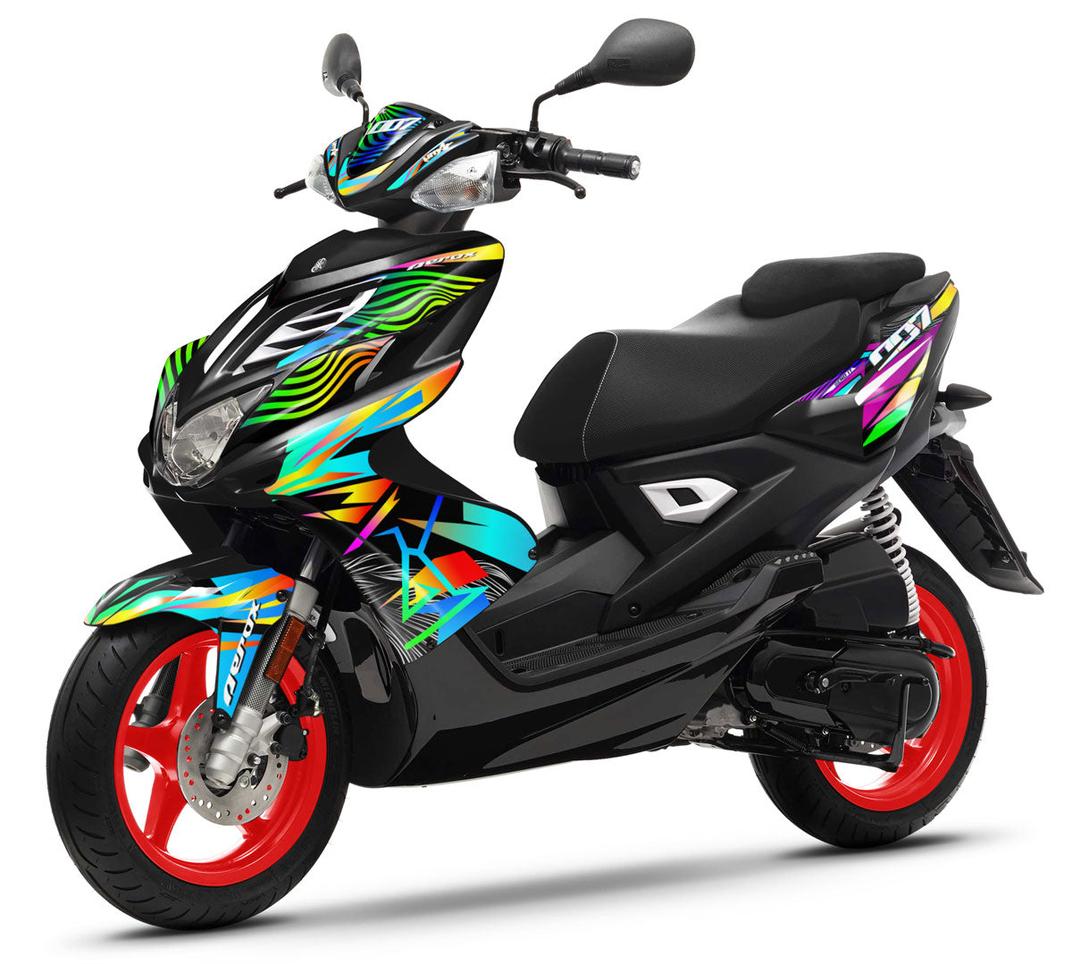 50cc Graphics kit Yamaha Aerox / MBK Nitro 2013-2019 Four twenty | motorcycle stickers | 50cc customization | armysctv