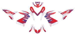 Dekor kit 50cc Yamaha Aerox / MBK Nitro 2013-2019 Frankreich | Motorradaufkleber | Personalisierung 50cc | armysctv