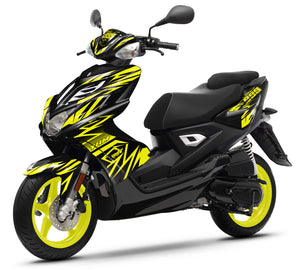Dekor kit 50cc Yamaha Aerox / MBK Nitro 2013-2019 Achte | Motorradaufkleber | 50cc Personalisierung | armysctv