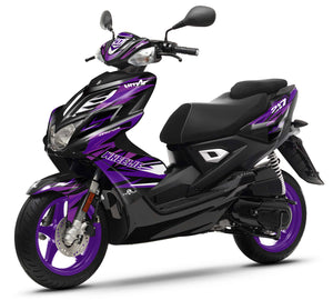 Dekor kit 50cc Yamaha Aerox / MBK Nitro 2013-2019 Lilaks | Motorradaufkleber | 50cc Personalisierung | armysctv