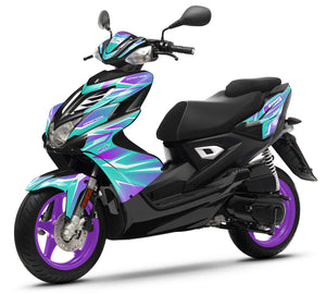 Dekor kit 50cc Yamaha Aerox / MBK Nitro 2013-2019 MX Himmel | Motorradaufkleber | Personalisierung 50cc | armysctv