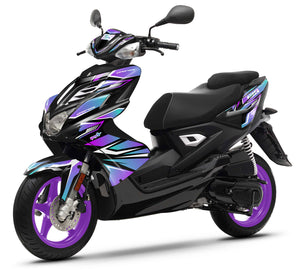 Dekor kit 50cc Yamaha Aerox / MBK Nitro 2013-2019 MX Himmel | Motorradaufkleber | Personalisierung 50cc | armysctv