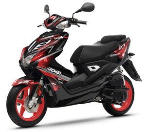 Dekor kit 50cc Yamaha Aerox / MBK Nitro 2013-2019 Siebte | Motorradaufkleber | 50cc Personalisierung | armysctv