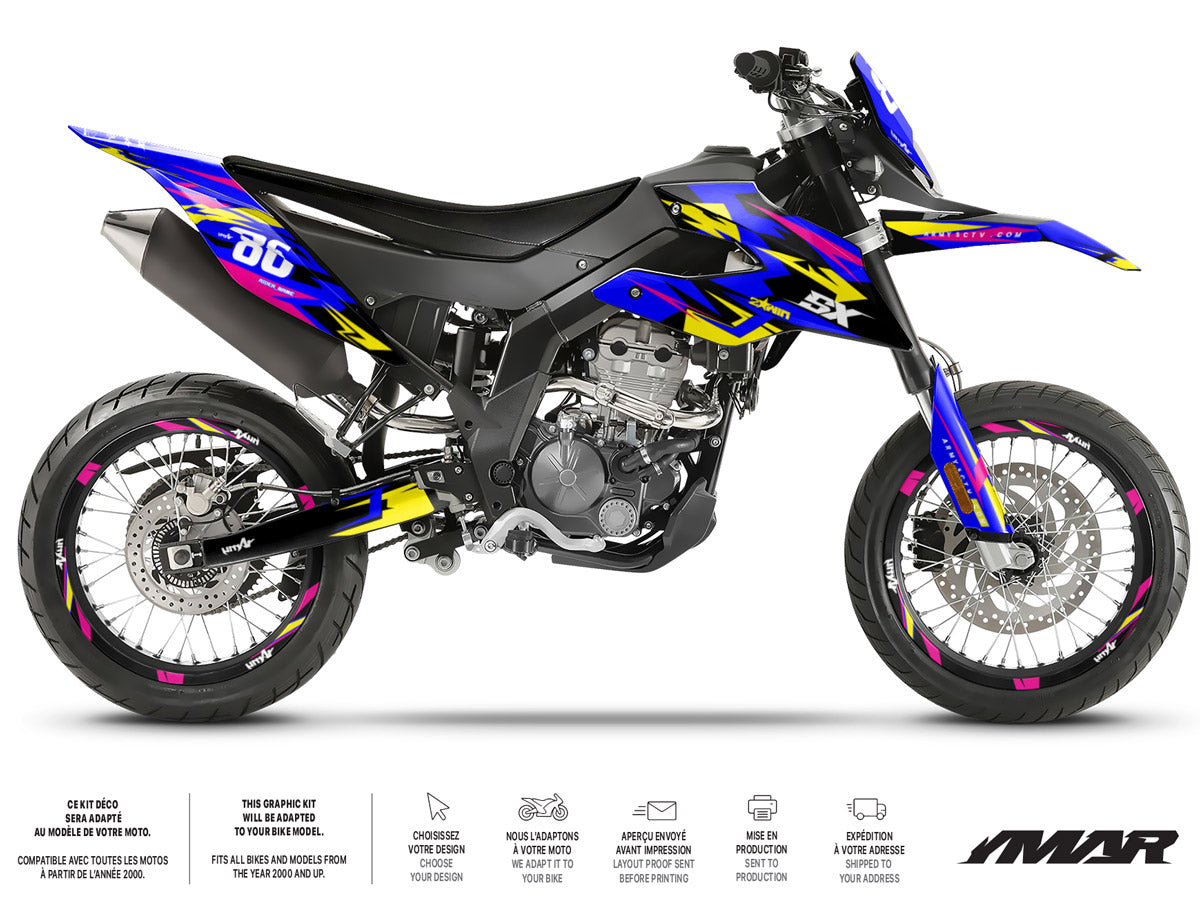 aprilia sx 125 schutzblech Deko-set Aprilia SX 125cc Tacker (2018-2023)