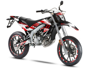 Aprilia 50 SX 2006-2017 Graphics kit Courtesy | motorcycle stickers | 50cc customization | armysctv