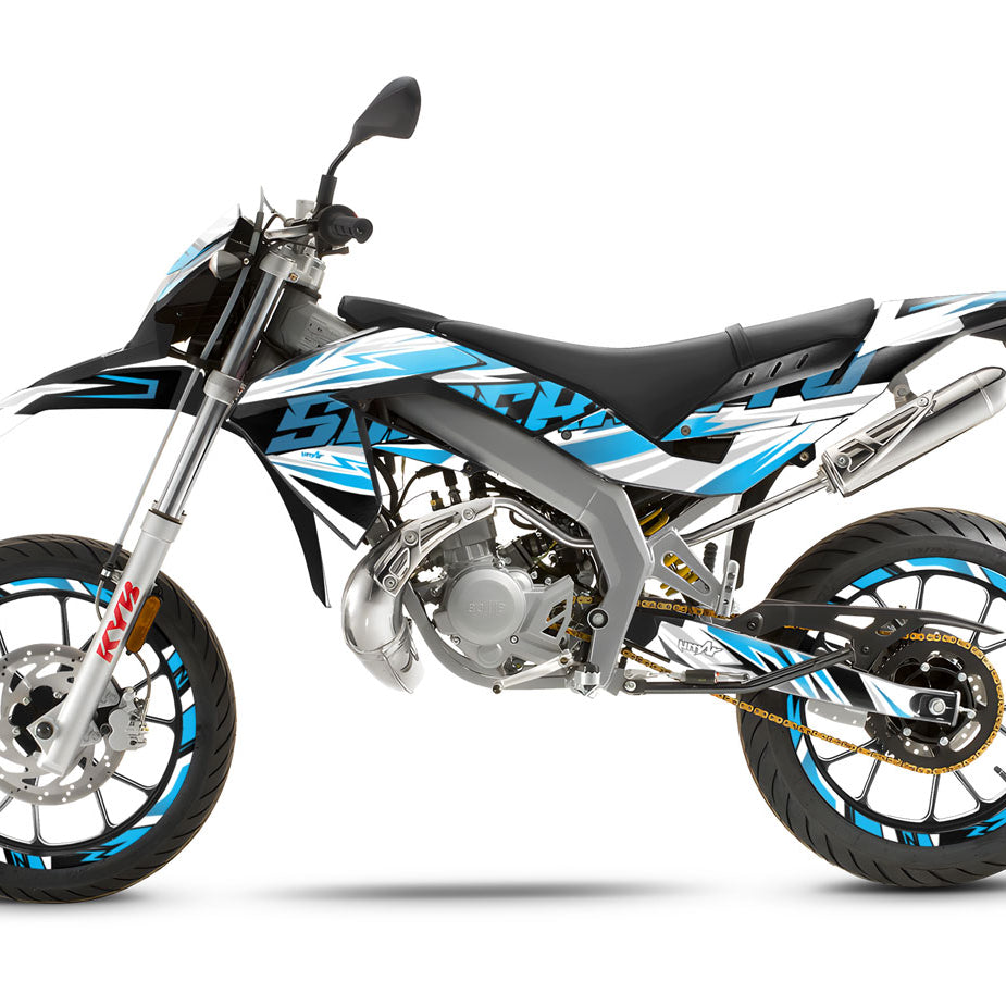 Kit pegatinas Aprilia 50 SX 2006-2017 Cortesía | pegatinas para moto | personalización 50cc | armysctv