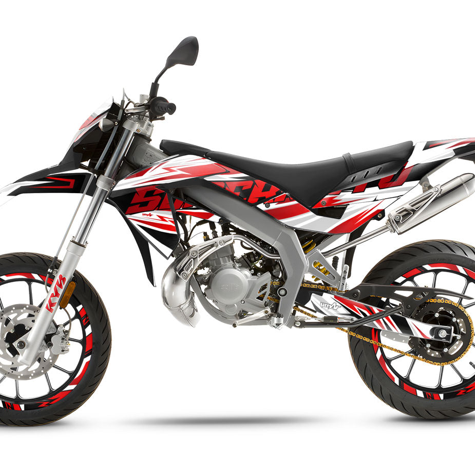 Kit pegatinas Aprilia 50 SX 2006-2017 Cortesía | pegatinas para moto | personalización 50cc | armysctv