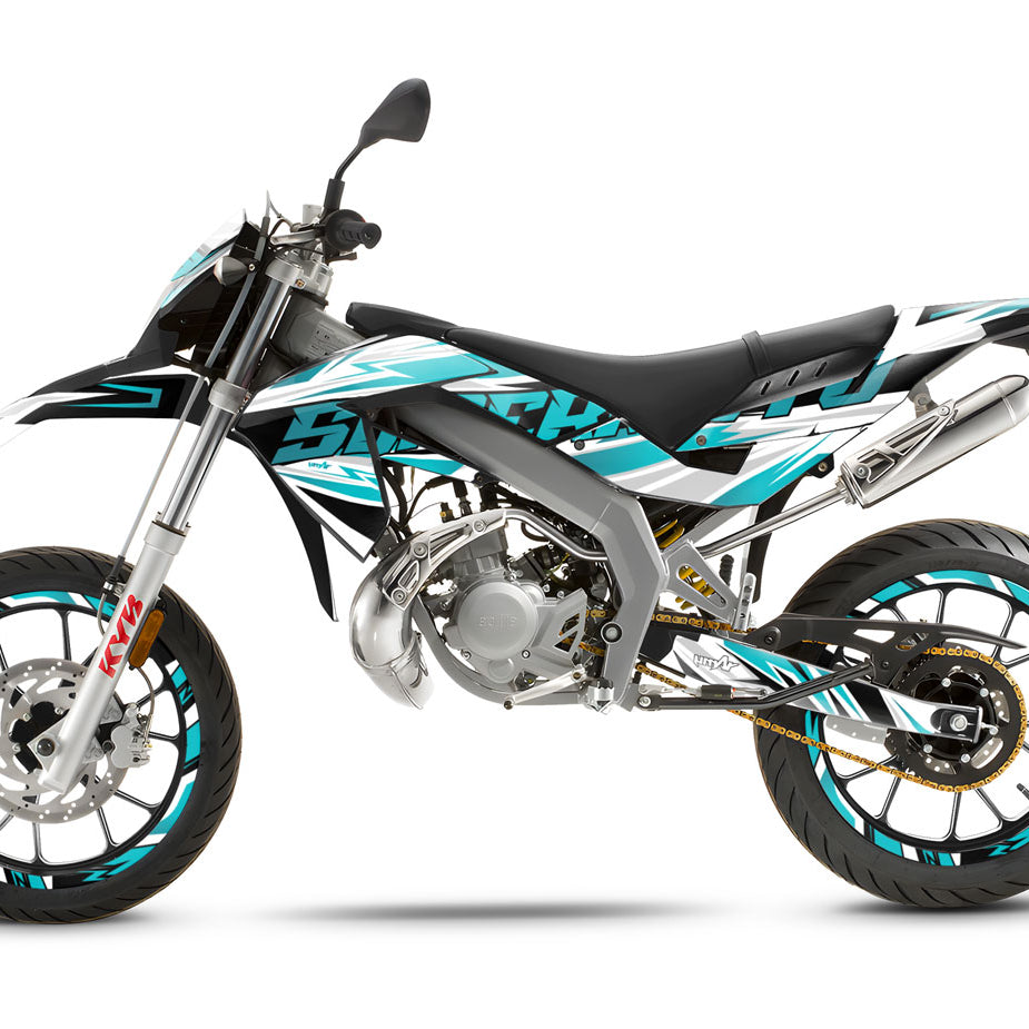 Kit pegatinas Aprilia 50 SX 2006-2017 Cortesía | pegatinas para moto | personalización 50cc | armysctv
