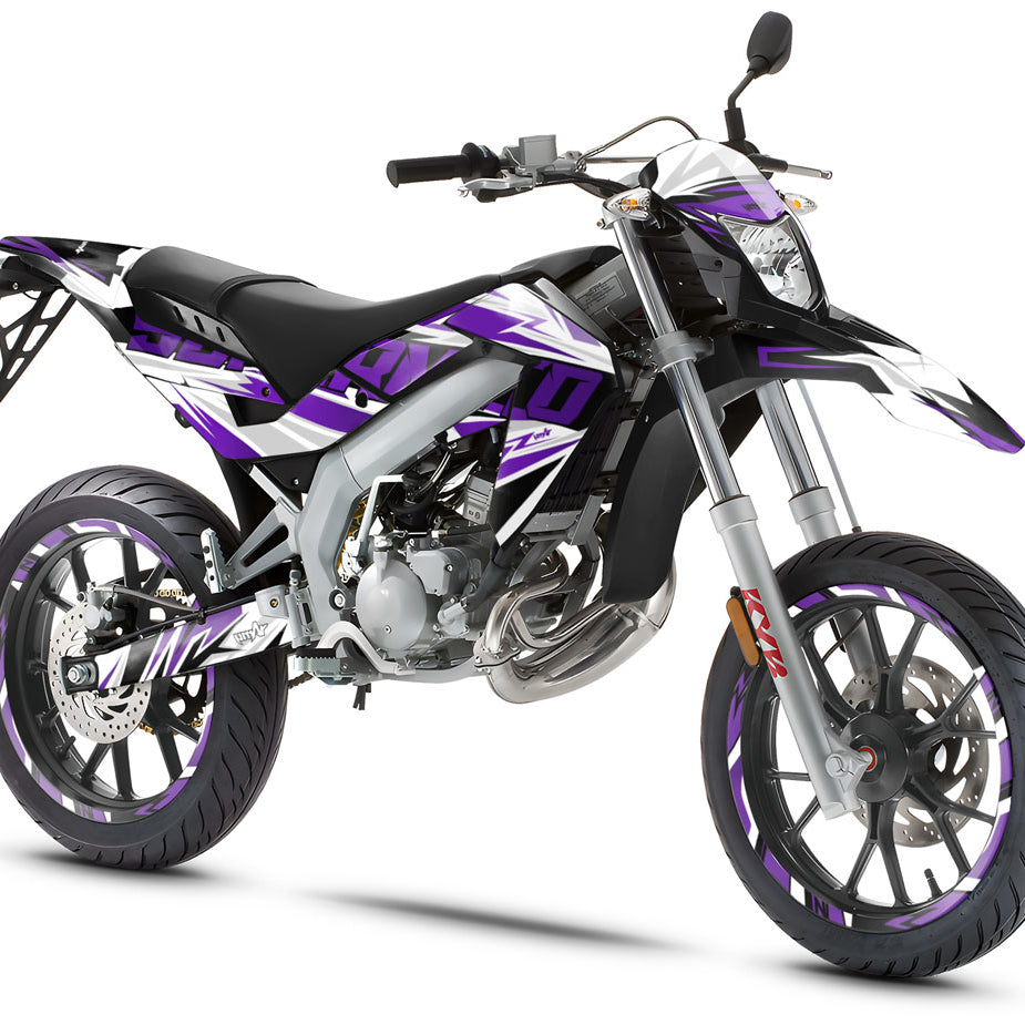 Kit pegatinas Aprilia 50 SX 2006-2017 Cortesía | pegatinas para moto | personalización 50cc | armysctv