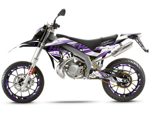 Aprilia 50 SX 2006-2017 Graphics kit Courtesy | motorcycle stickers | 50cc customization | armysctv