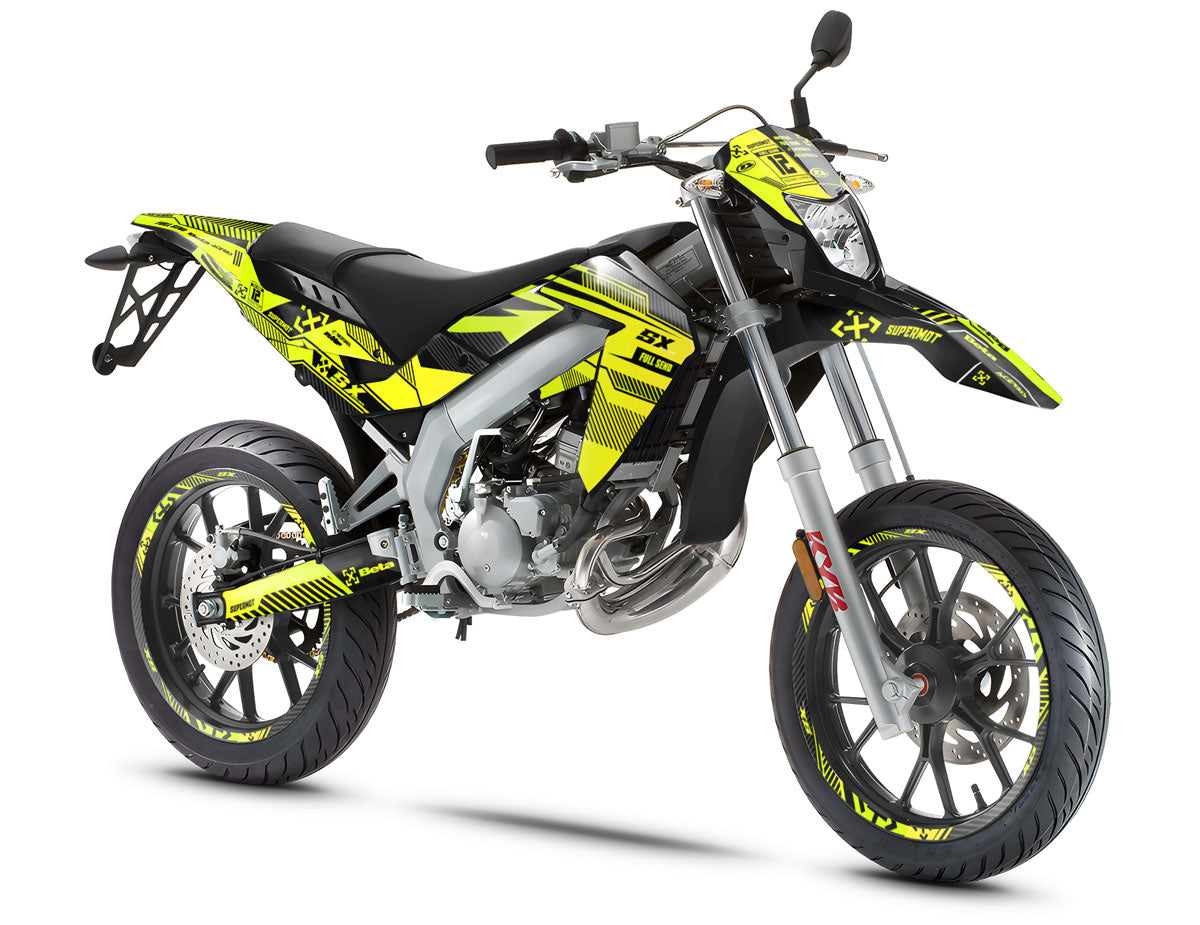 Kit pegatinas Aprilia 50 SX 2006-2017 Greenline | pegatinas para moto | personalización 50cc | armysctv