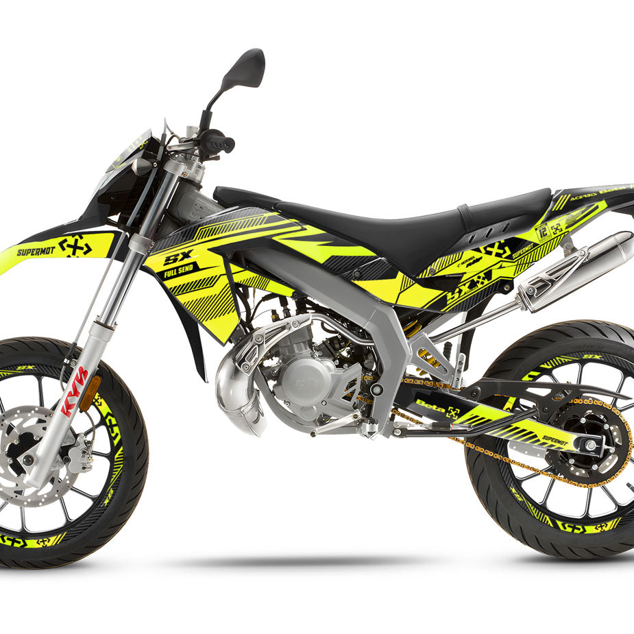 Kit pegatinas Aprilia 50 SX 2006-2017 Greenline | pegatinas para moto | personalización 50cc | armysctv