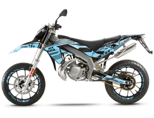 Kit pegatinas Aprilia 50 SX 2006-2017 Greenline | pegatinas para moto | personalización 50cc | armysctv