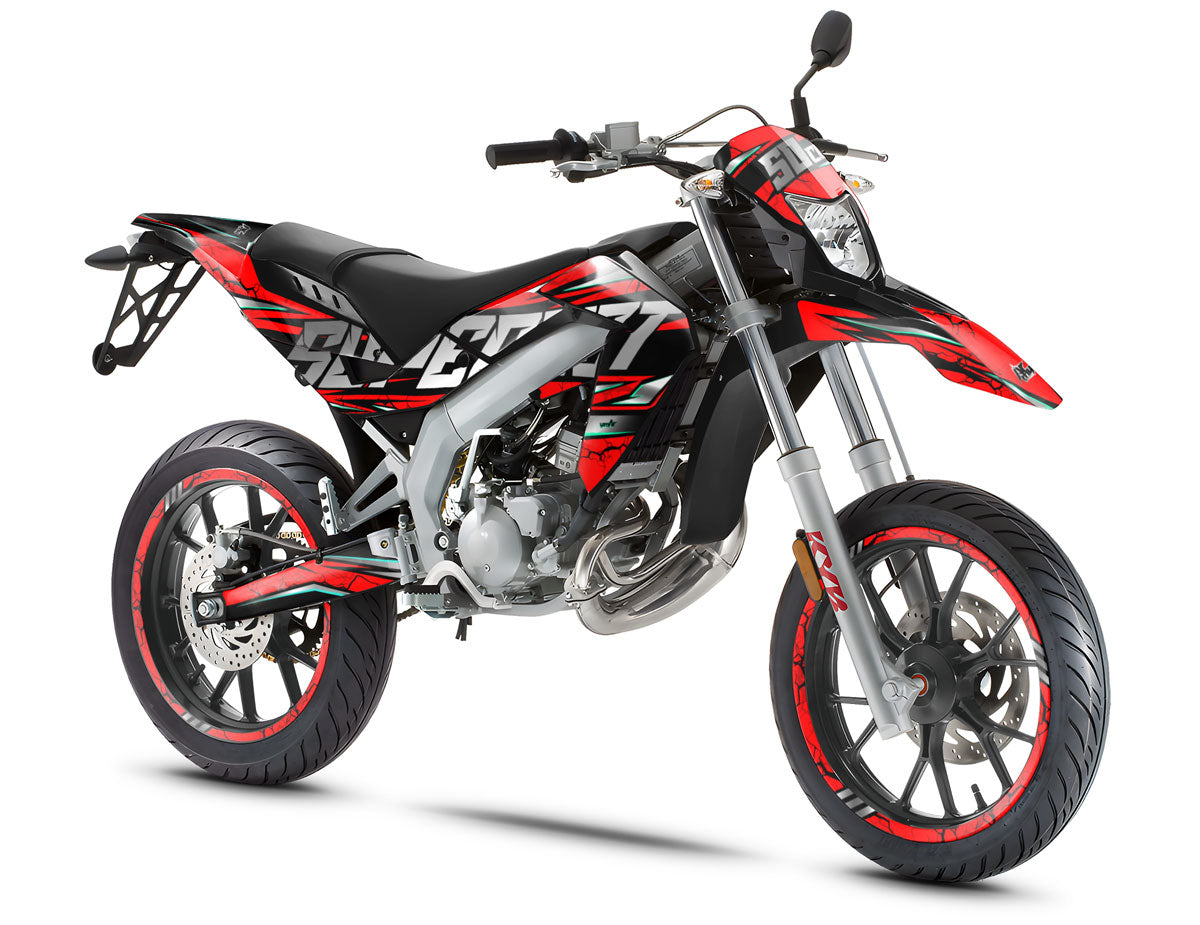 Dekor kit Aprilia 50 SX 2006-2017 Illuzion | Motorradaufkleber | Personalisierung 50cc | armysctv