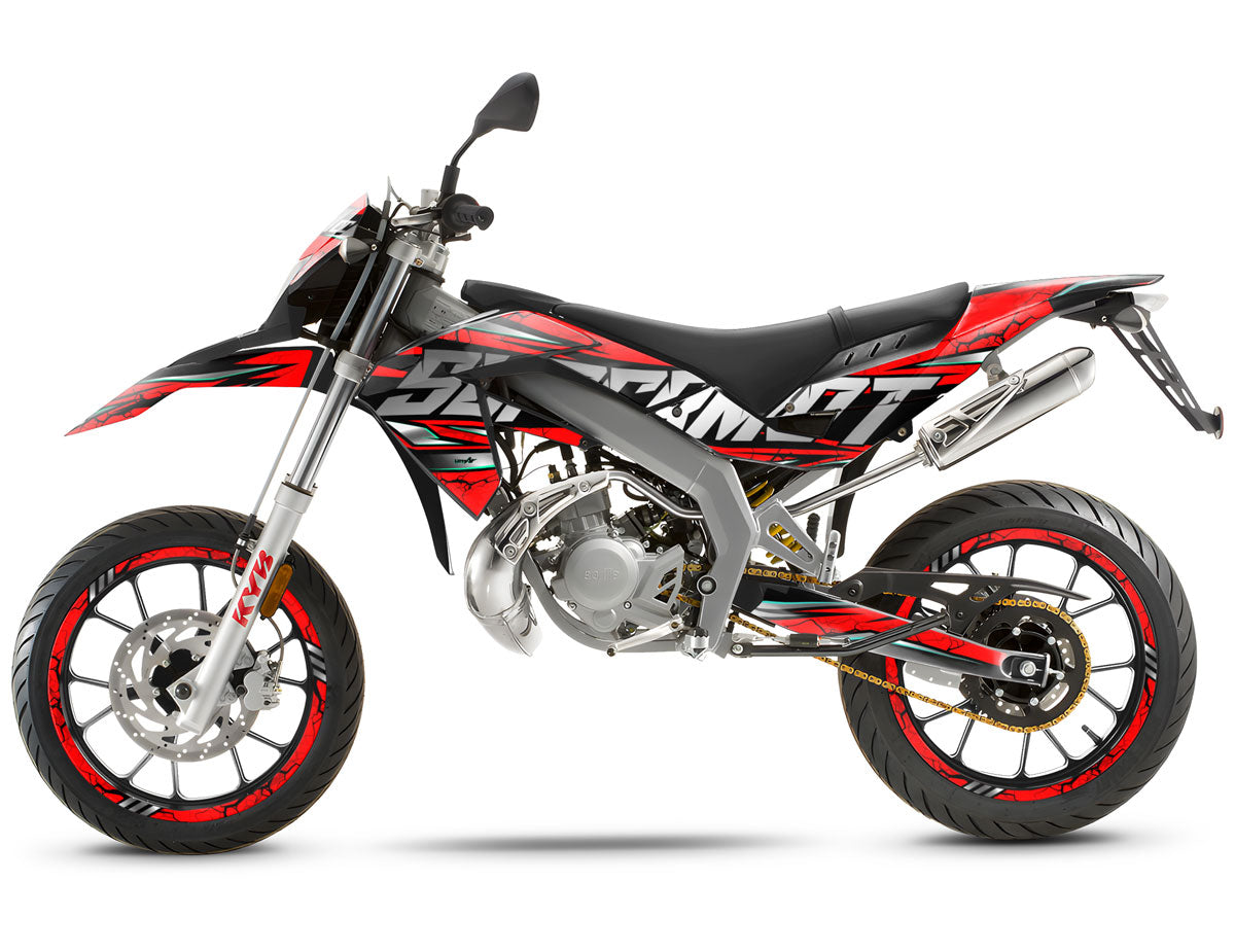 Kit déco Aprilia 50 SX 2006-2017 Illuzion | autocollants moto | personnalisation 50cc | armysctv