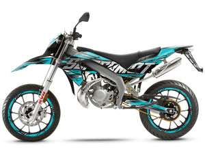 Kit déco Aprilia 50 SX 2006-2017 Illuzion | autocollants moto | personnalisation 50cc | armysctv
