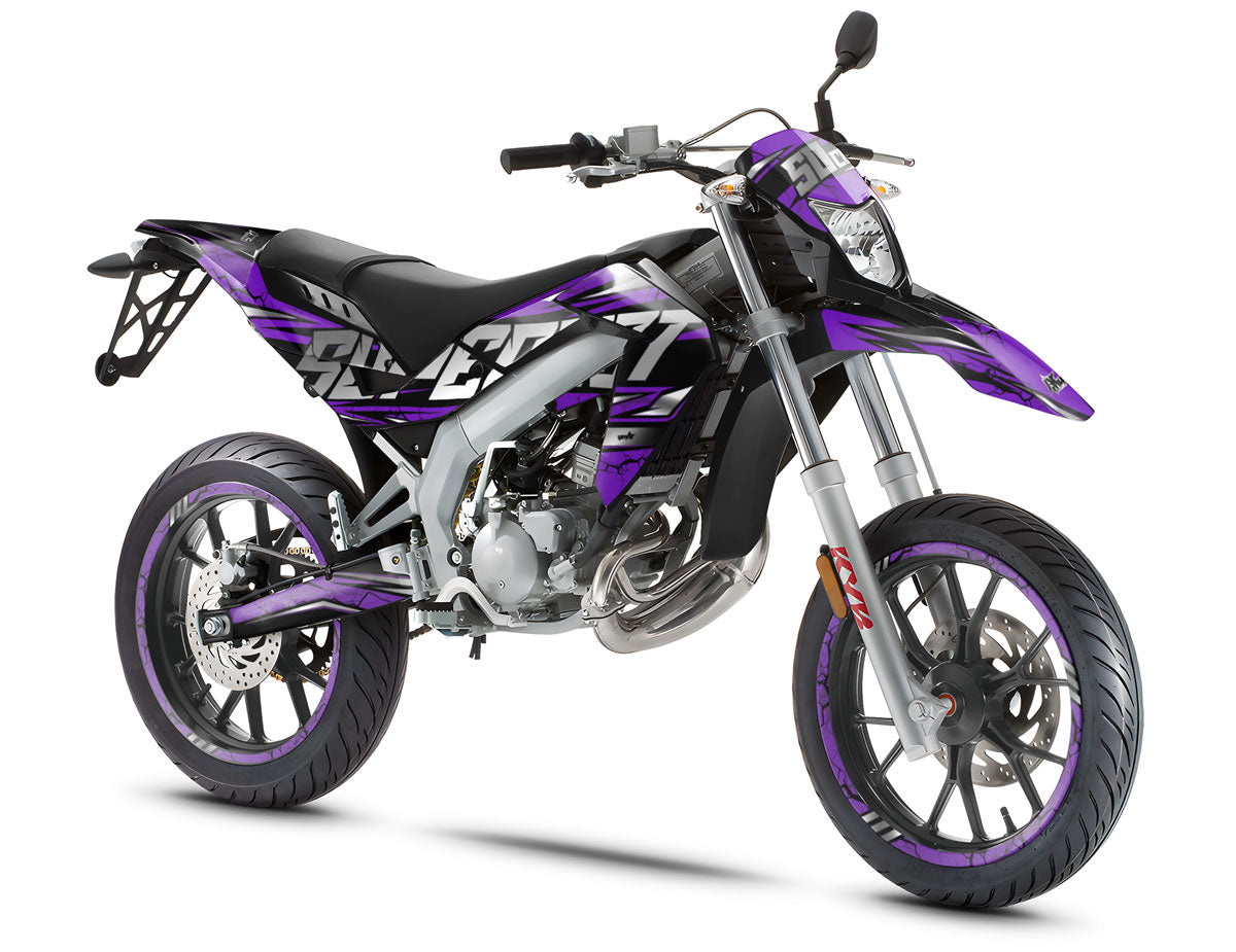 Dekor kit Aprilia 50 SX 2006-2017 Illuzion | Motorradaufkleber | Personalisierung 50cc | armysctv