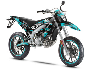 Kit déco Aprilia 50 SX 2006-2017 Illuzion | autocollants moto | personnalisation 50cc | armysctv
