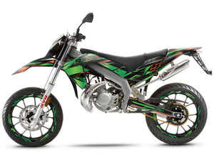 Kit pegatinas Aprilia 50 SX 2006-2017 Estilo Metálico | pegatinas para moto | personalización 50cc | armysctv
