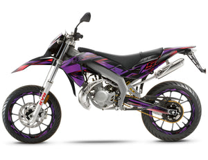 Kit pegatinas Aprilia 50 SX 2006-2017 Estilo Metálico | pegatinas para moto | personalización 50cc | armysctv