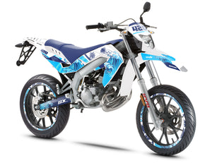 Aprilia 50 SX 2006-2017 Oceans Graphics kit | motorcycle stickers | 50cc customization | armysctv