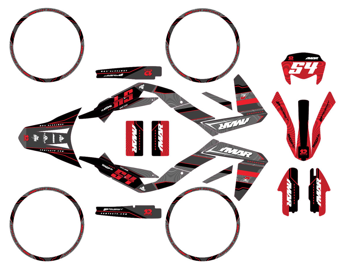 50cc Graphics kit Stuff - Compatible with Aprilia SX/RX 2006-2017