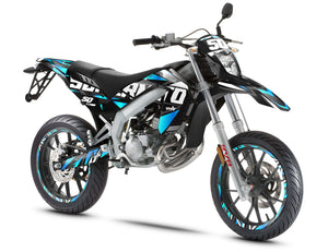 Kit pegatinas Aprilia 50 SX 2006-2017 Visión | pegatinas para moto | personalización 50cc | armysctv