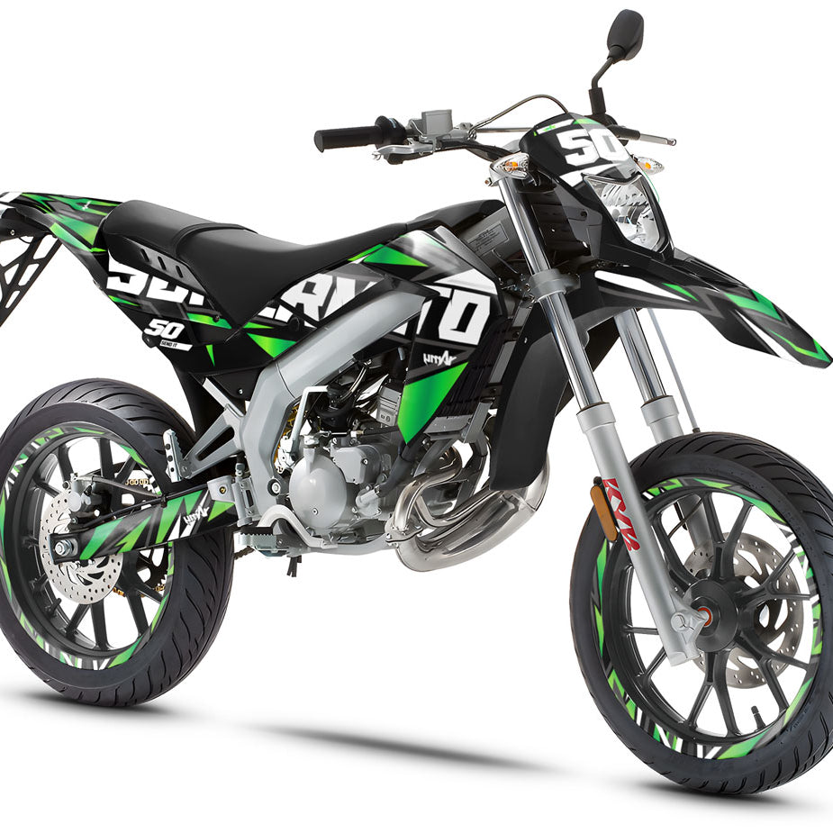 Kit pegatinas Aprilia 50 SX 2006-2017 Visión | pegatinas para moto | personalización 50cc | armysctv