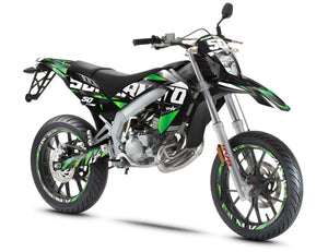 Kit pegatinas Aprilia 50 SX 2006-2017 Visión | pegatinas para moto | personalización 50cc | armysctv