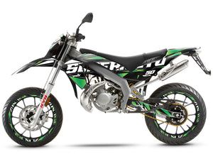 Kit pegatinas Aprilia 50 SX 2006-2017 Visión | pegatinas para moto | personalización 50cc | armysctv