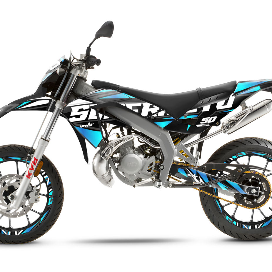 Kit pegatinas Aprilia 50 SX 2006-2017 Visión | pegatinas para moto | personalización 50cc | armysctv