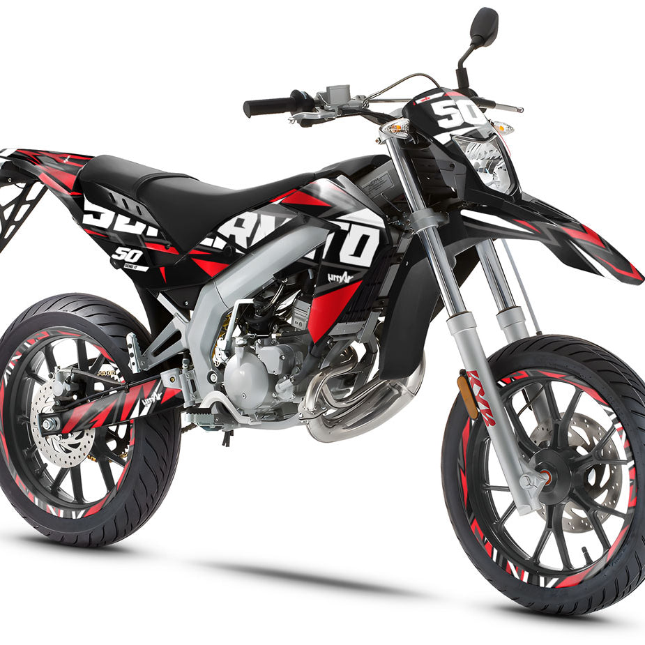 Kit pegatinas Aprilia 50 SX 2006-2017 Visión | pegatinas para moto | personalización 50cc | armysctv
