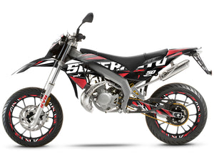 Kit pegatinas Aprilia 50 SX 2006-2017 Visión | pegatinas para moto | personalización 50cc | armysctv