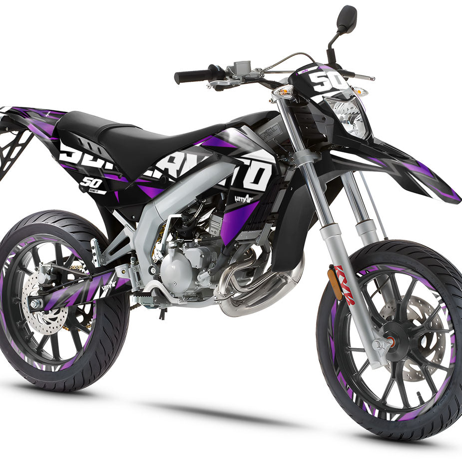Kit pegatinas Aprilia 50 SX 2006-2017 Visión | pegatinas para moto | personalización 50cc | armysctv