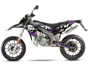 Kit pegatinas Aprilia 50 SX 2006-2017 Visión | pegatinas para moto | personalización 50cc | armysctv