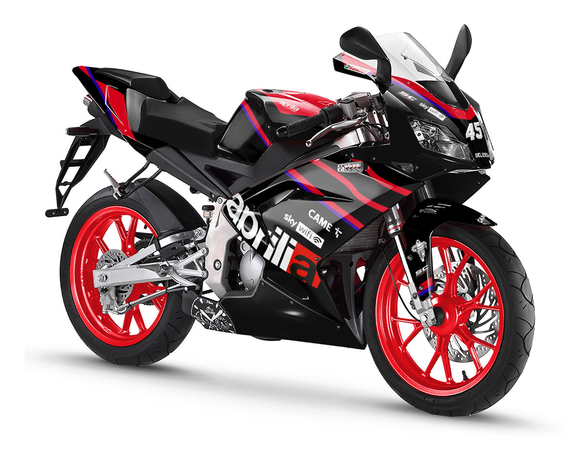 Aprilia Rs 50 Custom 50cc Graphics Kit Factory Racing Compatible