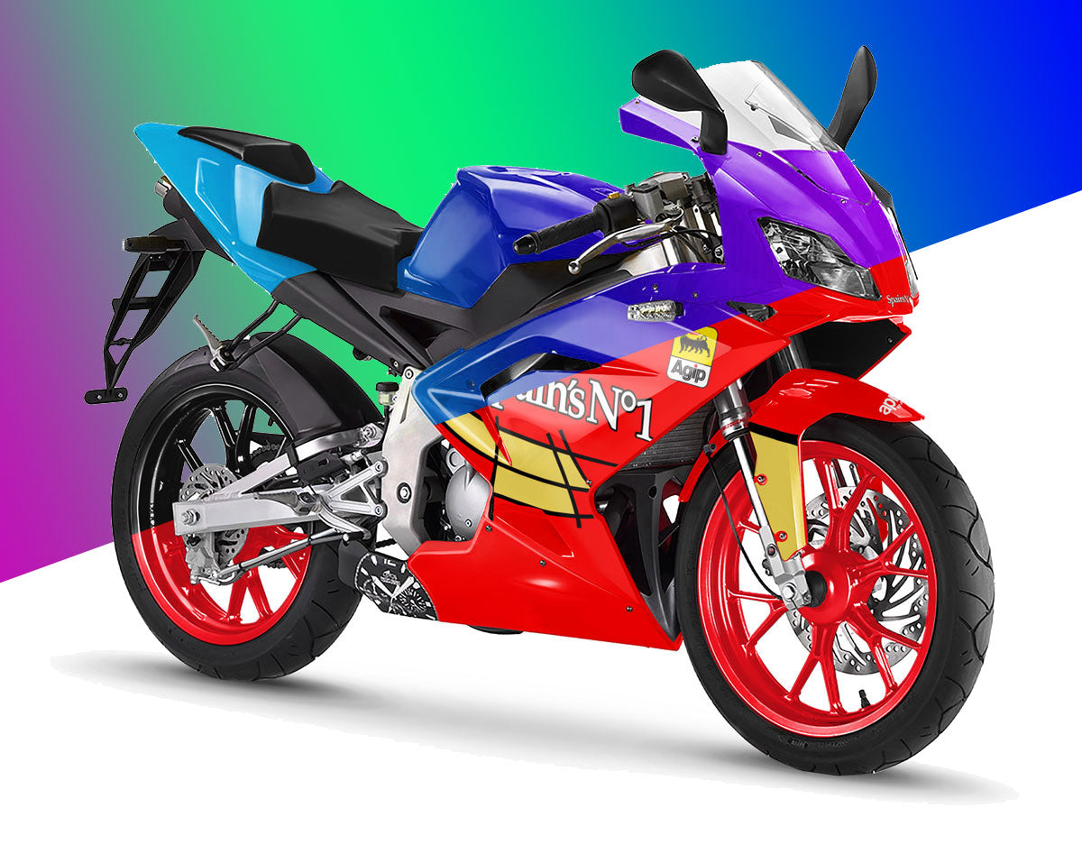 Kit pegatinas 100% personalizado Aprilia RS 50cc 2006-2012 | pegatinas para moto | personalización 50cc | armysctv